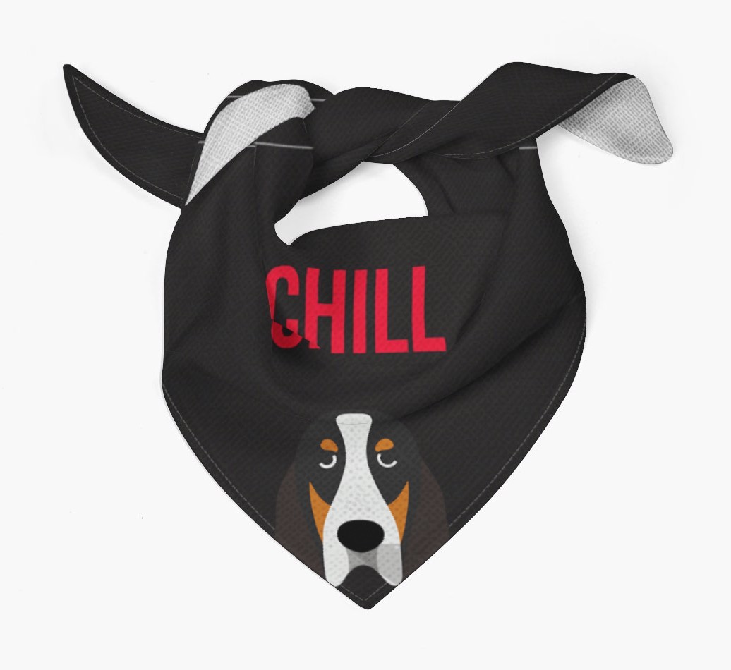 'Chill' - Personalised {breedFullName} Bandana