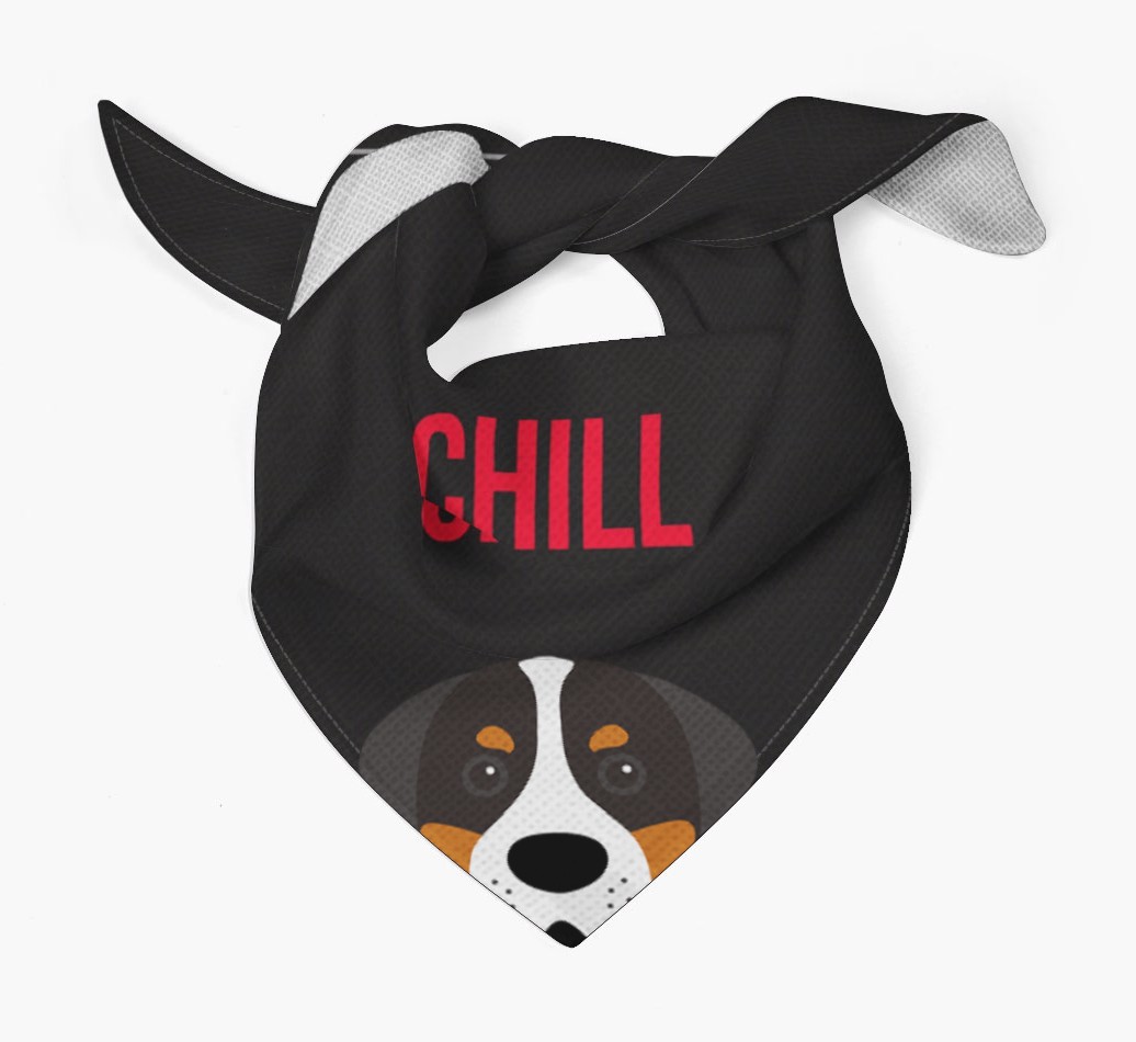'Chill' - Personalised {breedFullName} Bandana