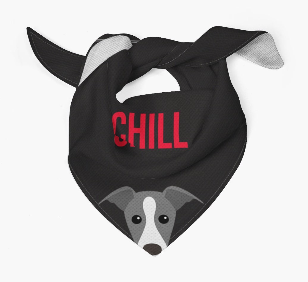 'Chill' - Personalised {breedFullName} Bandana