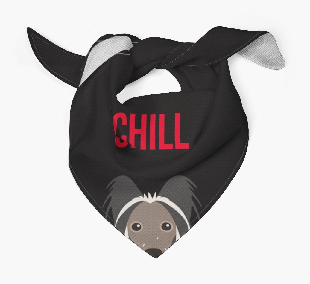 'Chill' - Personalised {breedFullName} Bandana