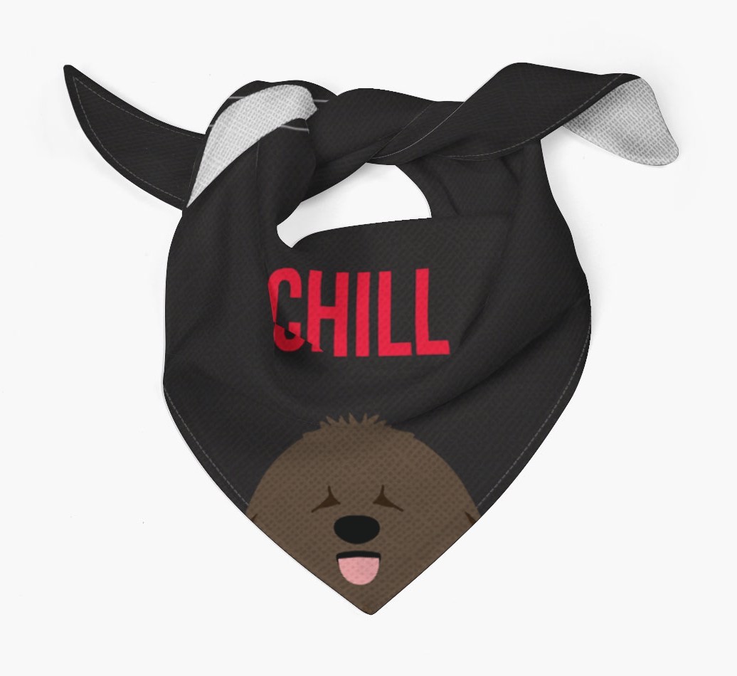 'Chill' - Personalised {breedFullName} Bandana