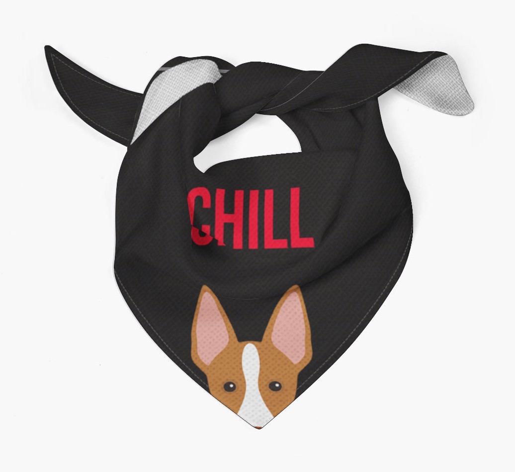 'Chill' - Personalised {breedFullName} Bandana