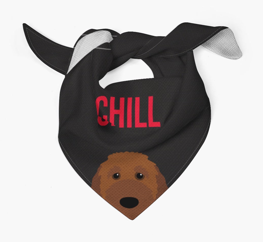 'Chill' - Personalised {breedFullName} Bandana