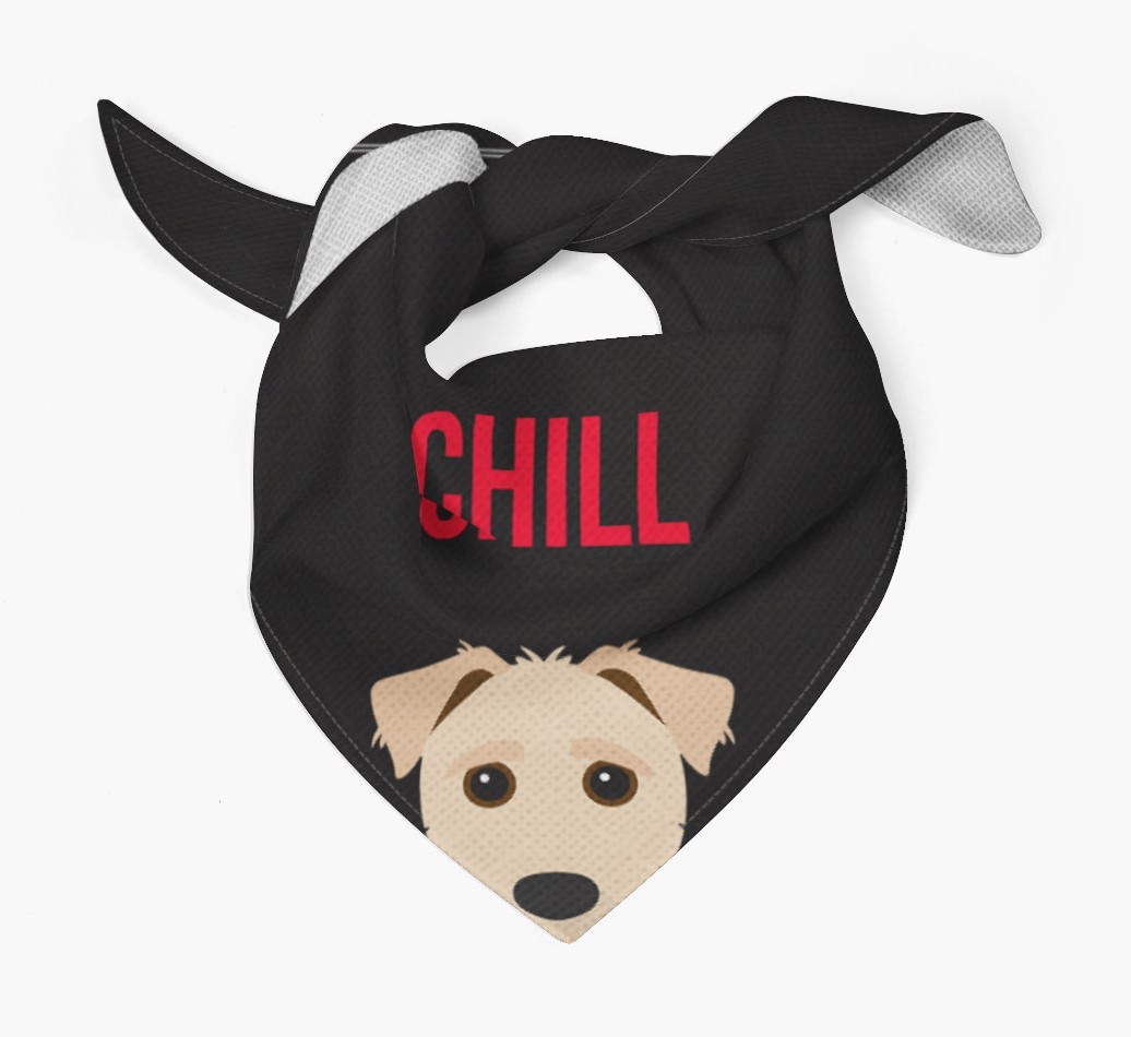 'Chill' - Personalised {breedFullName} Bandana