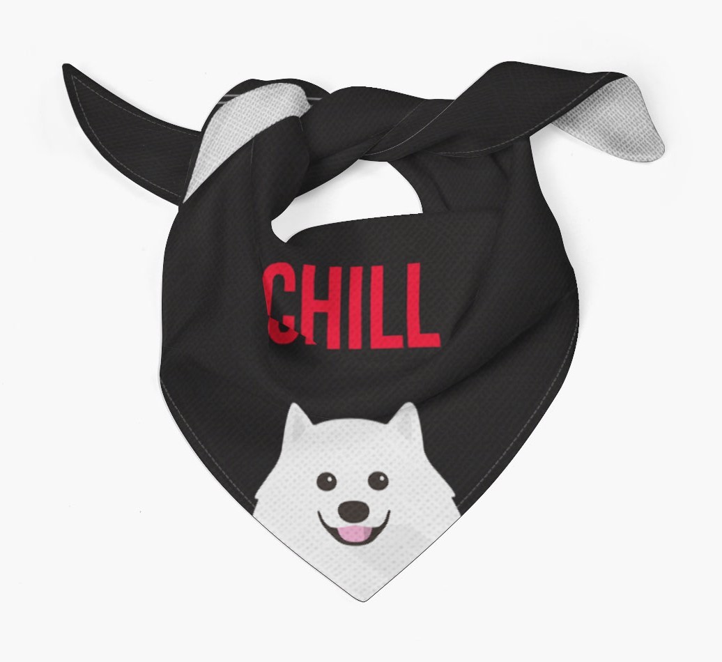 'Chill' - Personalised {breedFullName} Bandana
