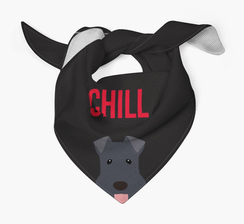 'Chill' - Personalised {breedFullName} Bandana