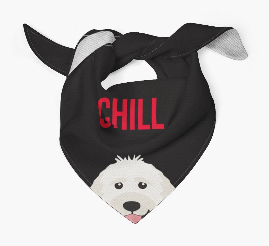 'Chill' - Personalised {breedFullName} Bandana