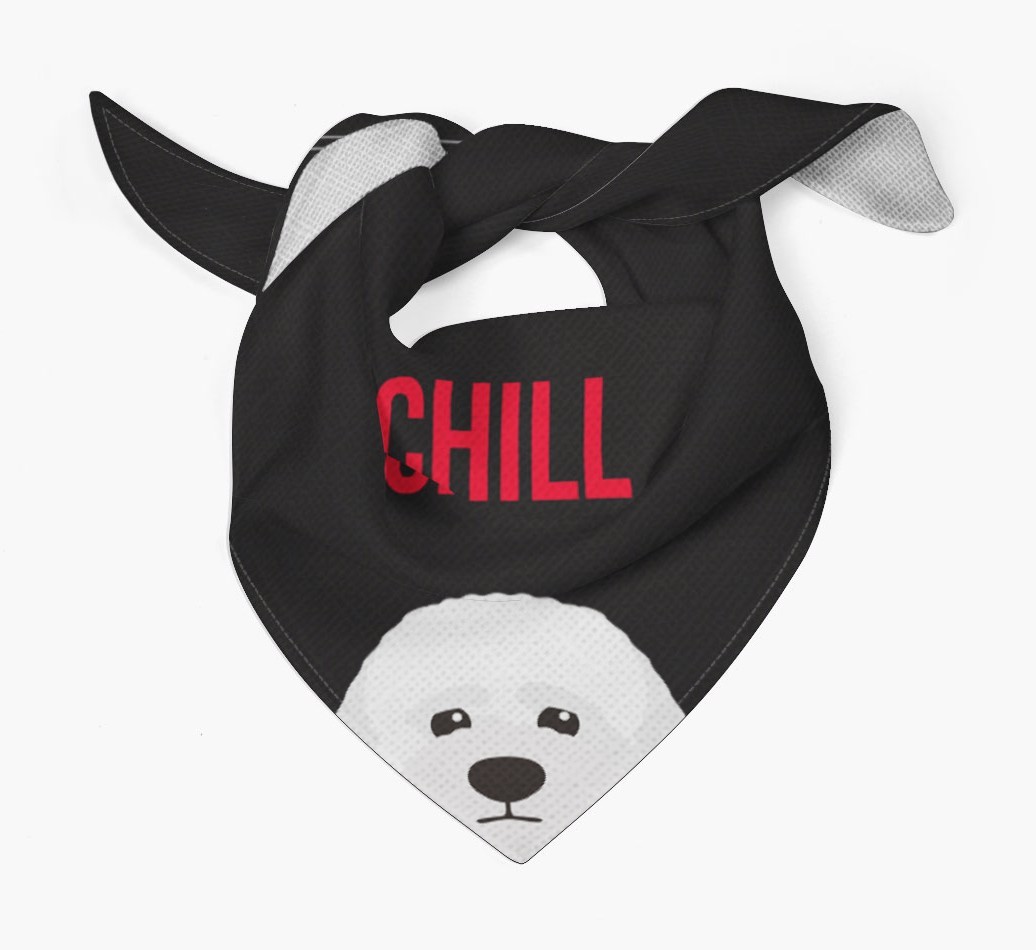 'Chill' - Personalised {breedFullName} Bandana