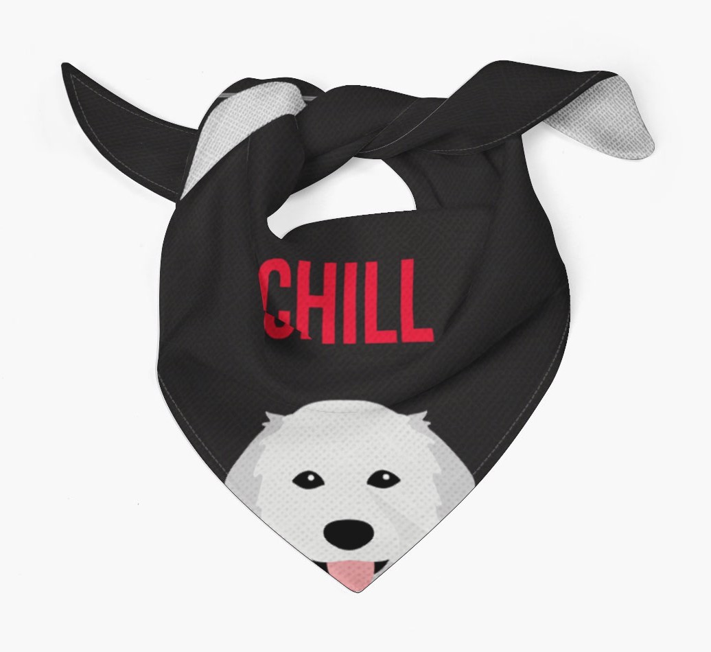 'Chill' - Personalised {breedFullName} Bandana