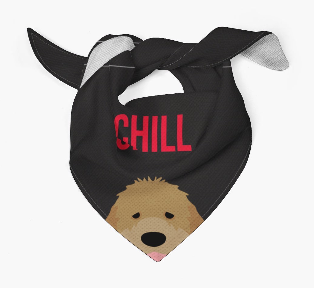 'Chill' - Personalised {breedFullName} Bandana