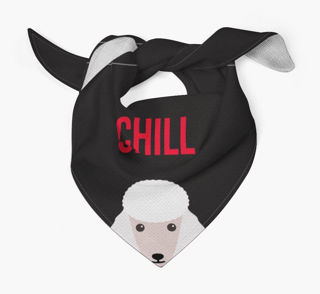 'Chill' - Personalised {breedFullName} Bandana