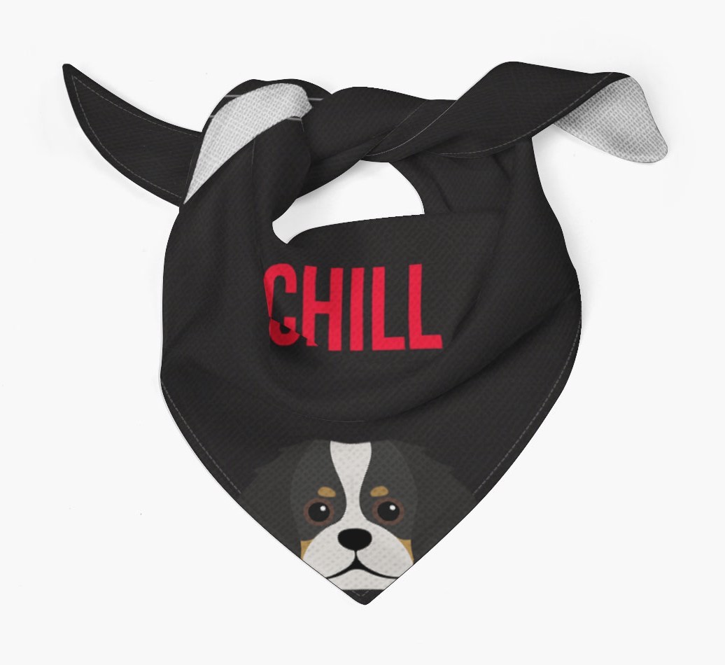'Chill' - Personalised {breedFullName} Bandana