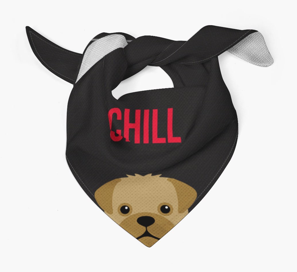 'Chill' - Personalised {breedFullName} Bandana