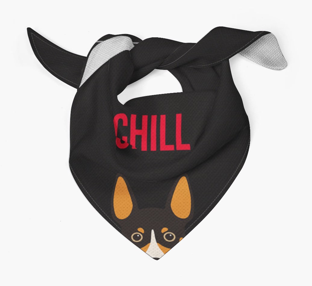 'Chill' - Personalised {breedFullName} Bandana