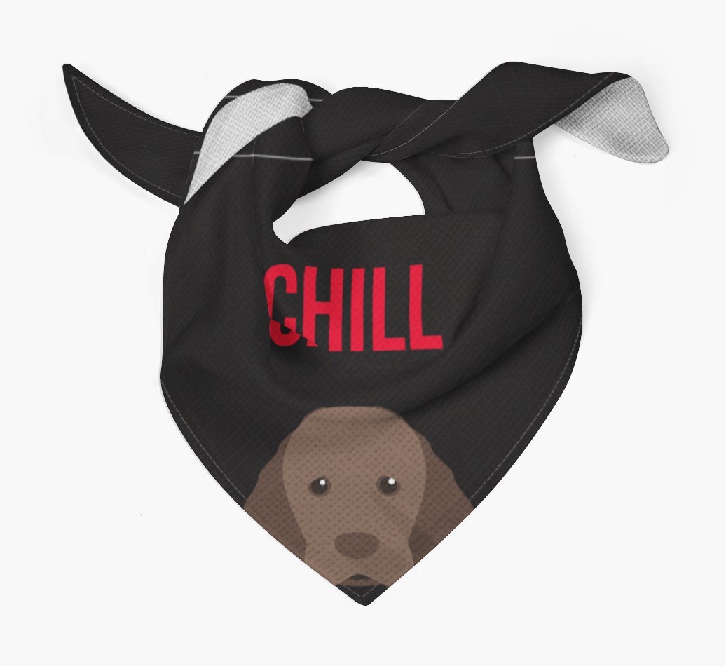'Chill' - Personalised {breedFullName} Bandana