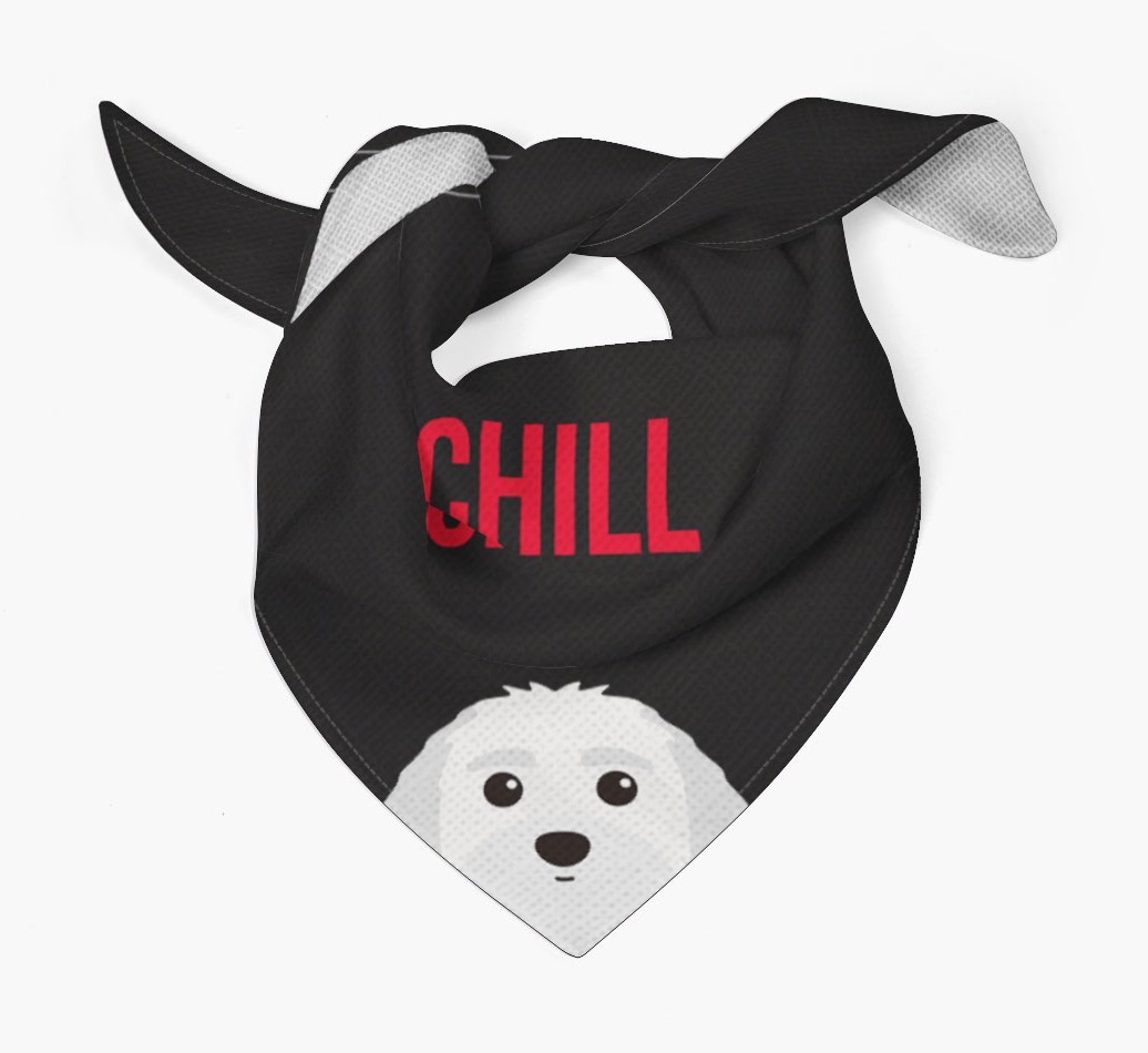 'Chill' - Personalised {breedFullName} Bandana