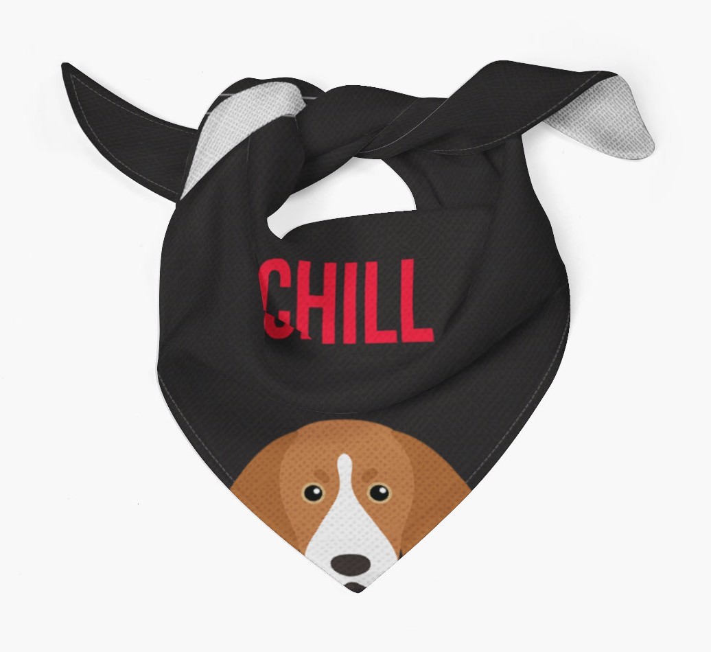 'Chill' - Personalised {breedFullName} Bandana