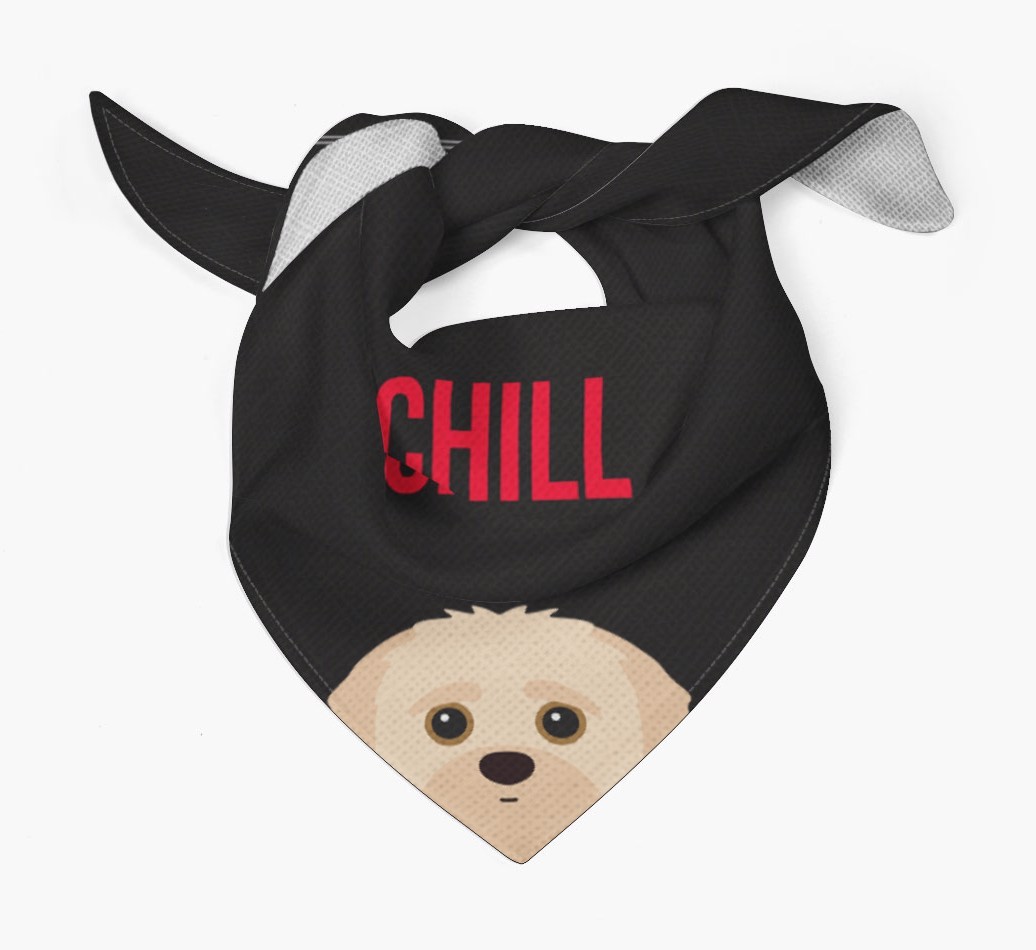 'Chill' - Personalised {breedFullName} Bandana