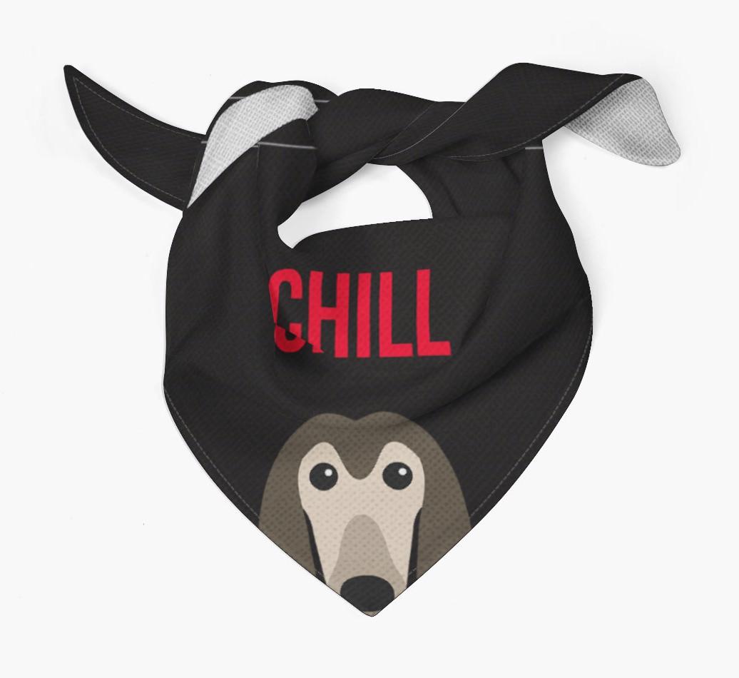 'Chill' - Personalized {breedFullName} Bandana