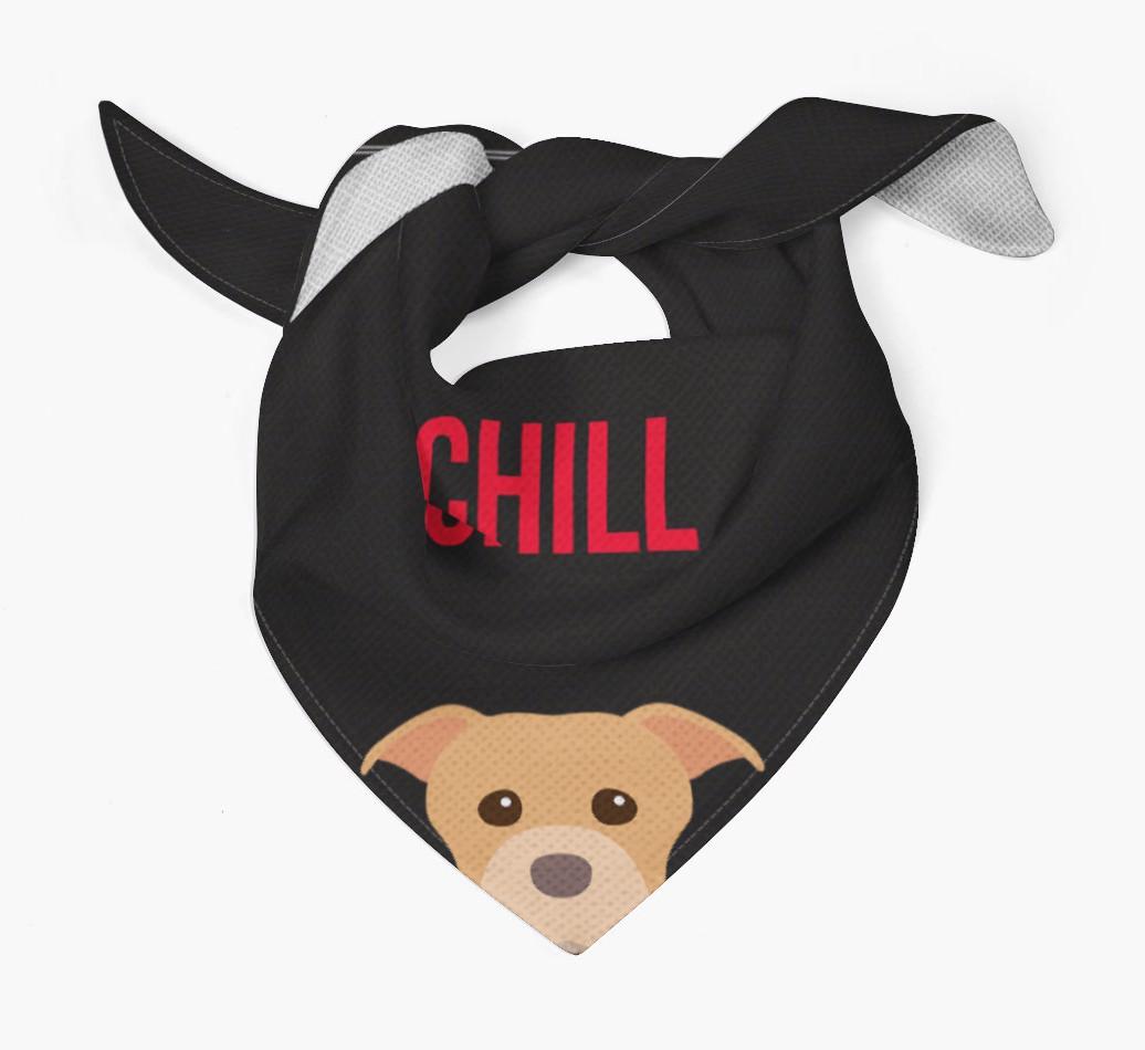 'Chill' - Personalized {breedFullName} Bandana