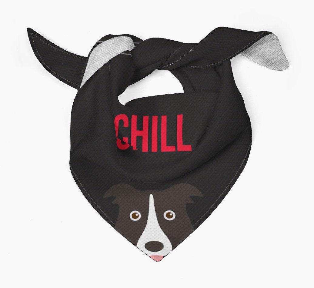 'Chill' - Personalized {breedFullName} Bandana