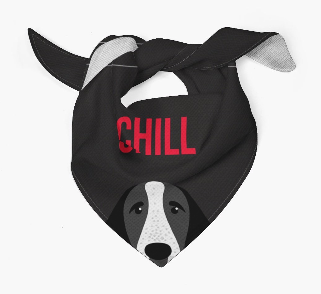 'Chill' - Personalized {breedFullName} Bandana