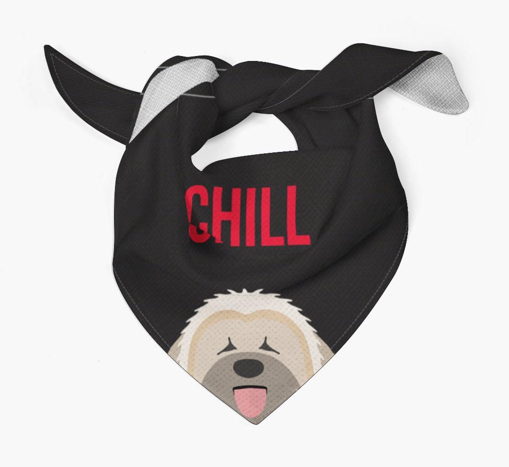 'Chill' - Personalized {breedFullName} Bandana