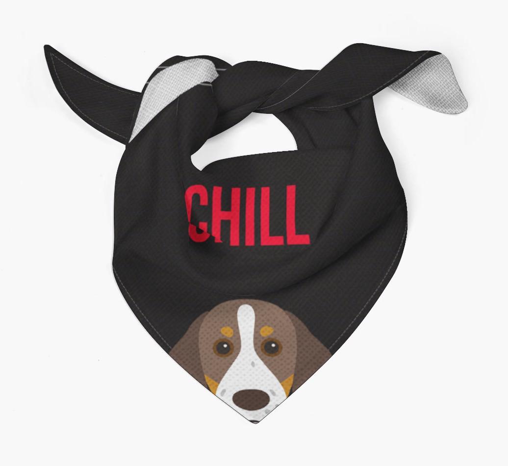 'Chill' - Personalized {breedFullName} Bandana