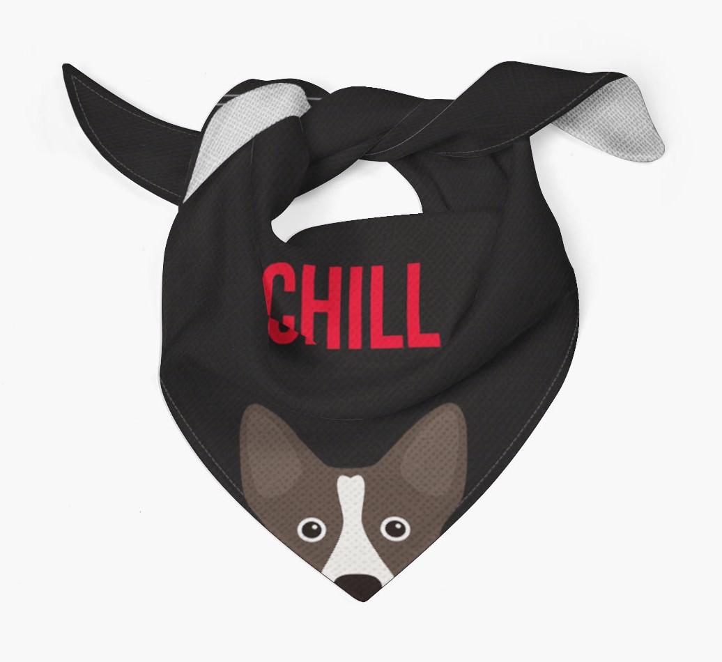 'Chill' - Personalized {breedFullName} Bandana