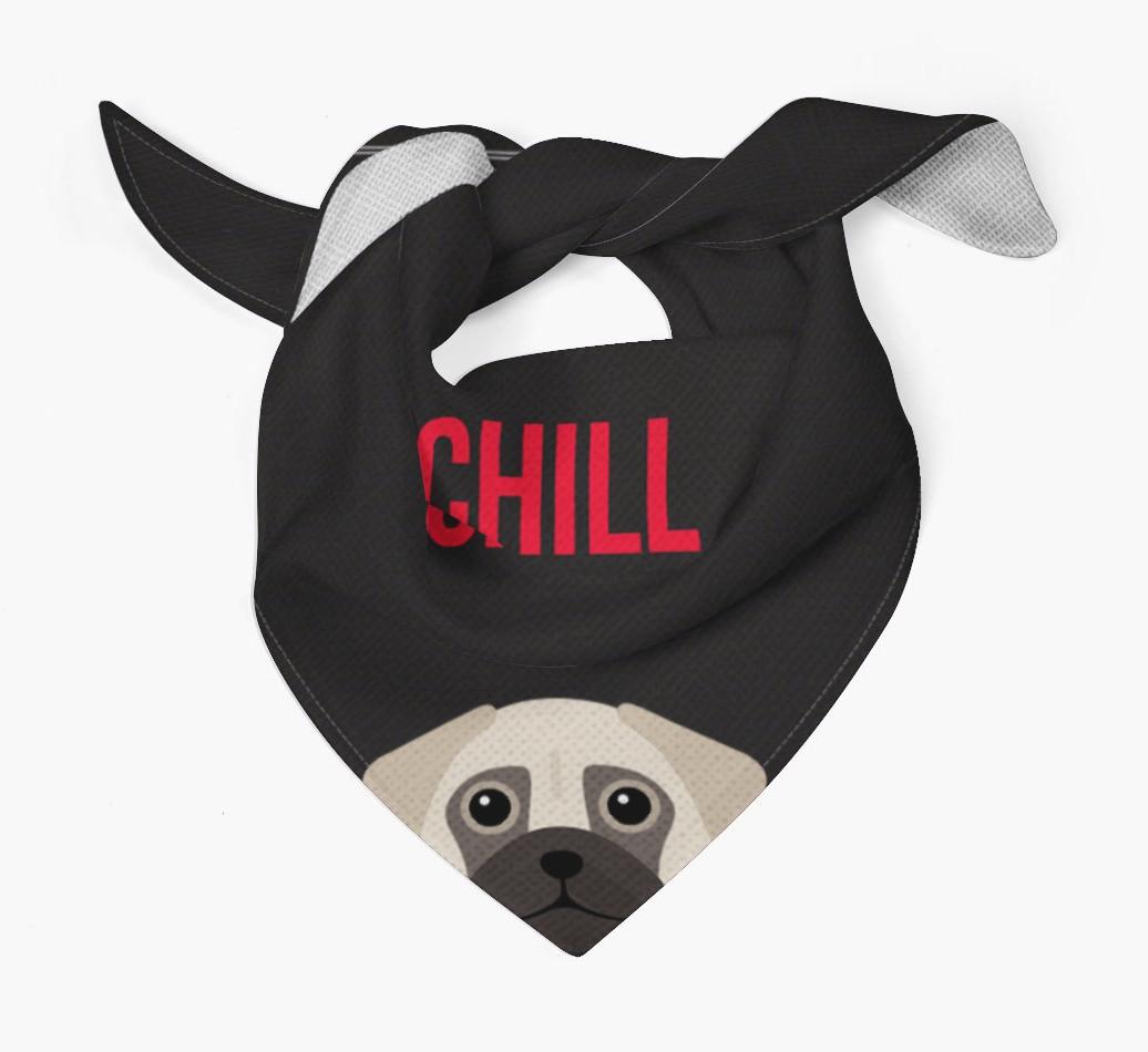 'Chill' - Personalized {breedFullName} Bandana