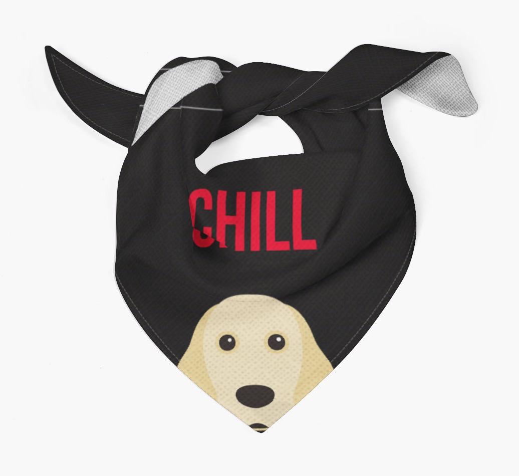 'Chill' - Personalized {breedFullName} Bandana