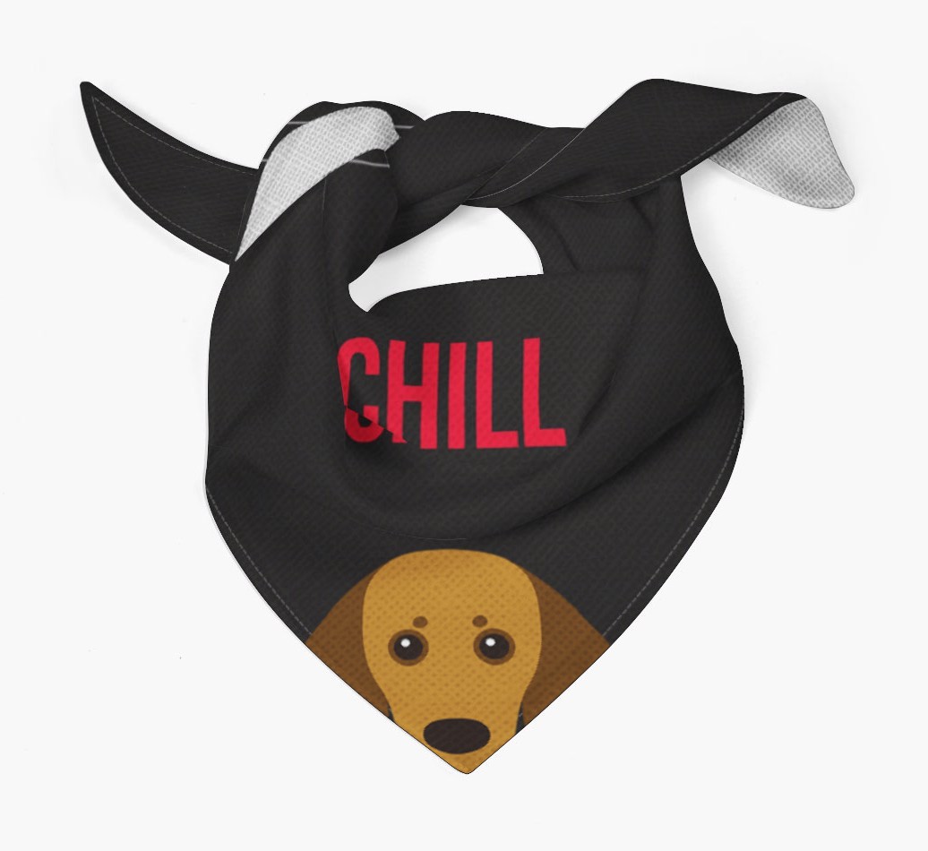 'Chill' - Personalized {breedFullName} Bandana