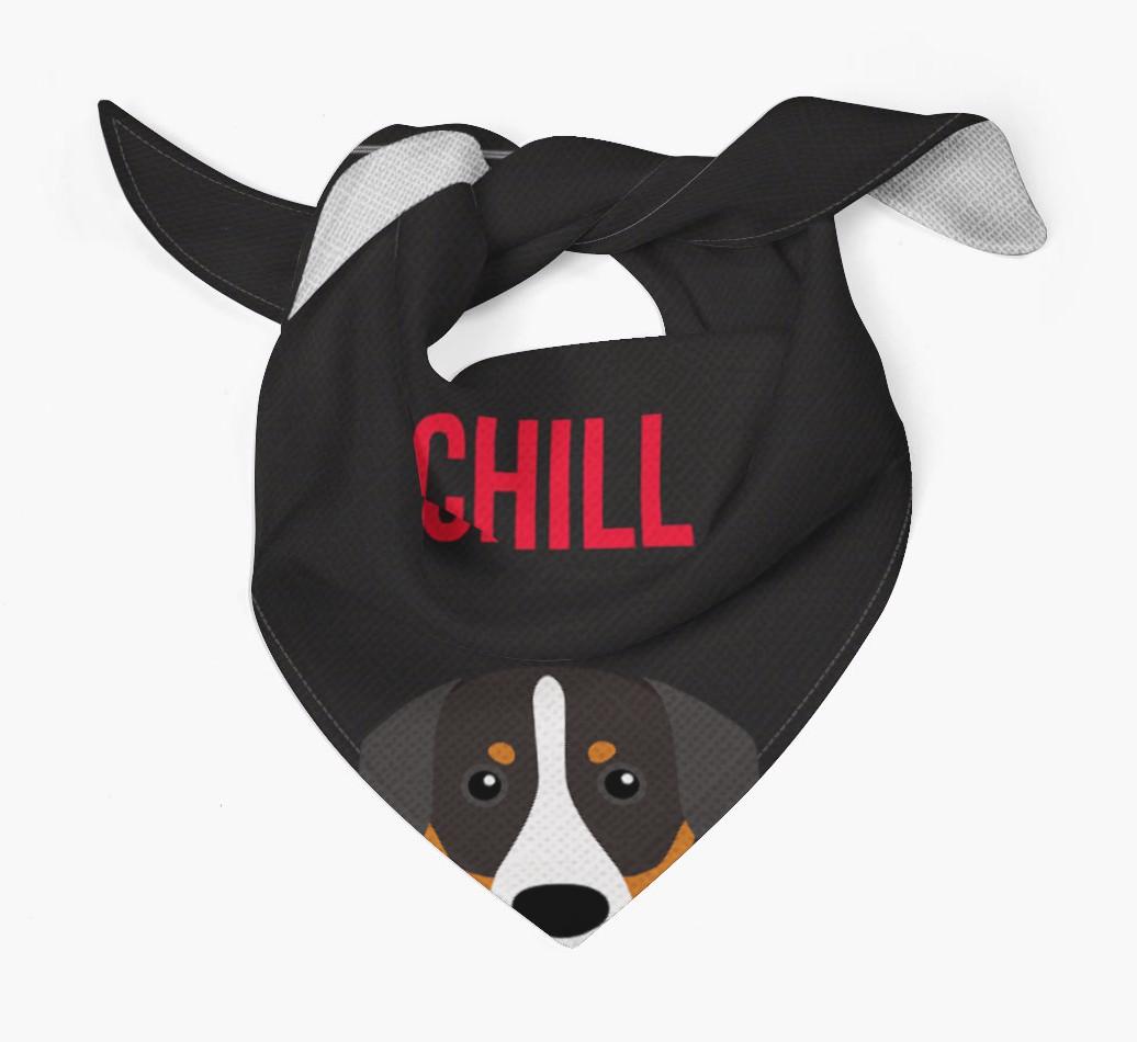 'Chill' - Personalized {breedFullName} Bandana
