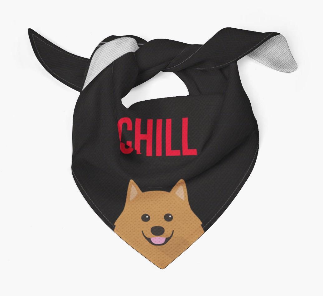 'Chill' - Personalized {breedFullName} Bandana