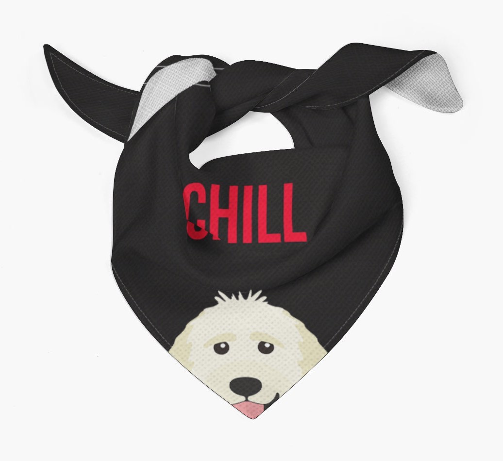 'Chill' - Personalized {breedFullName} Bandana