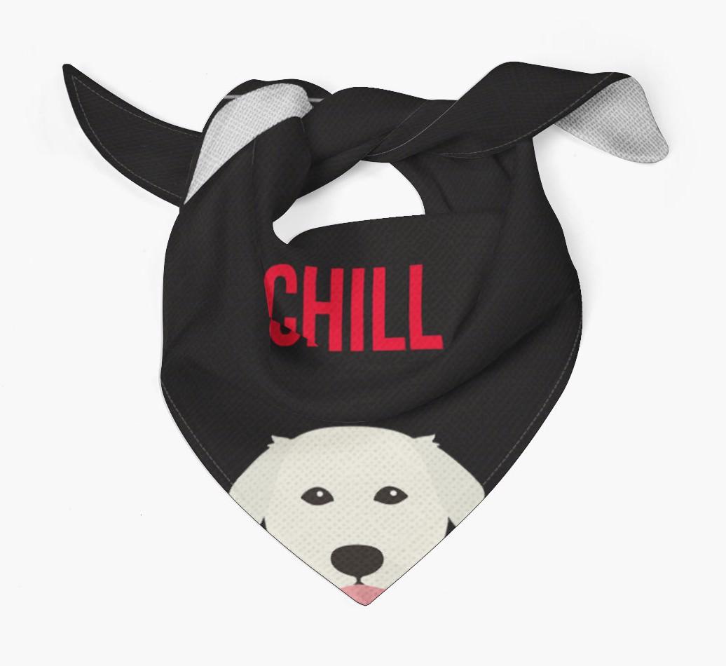 'Chill' - Personalized {breedFullName} Bandana