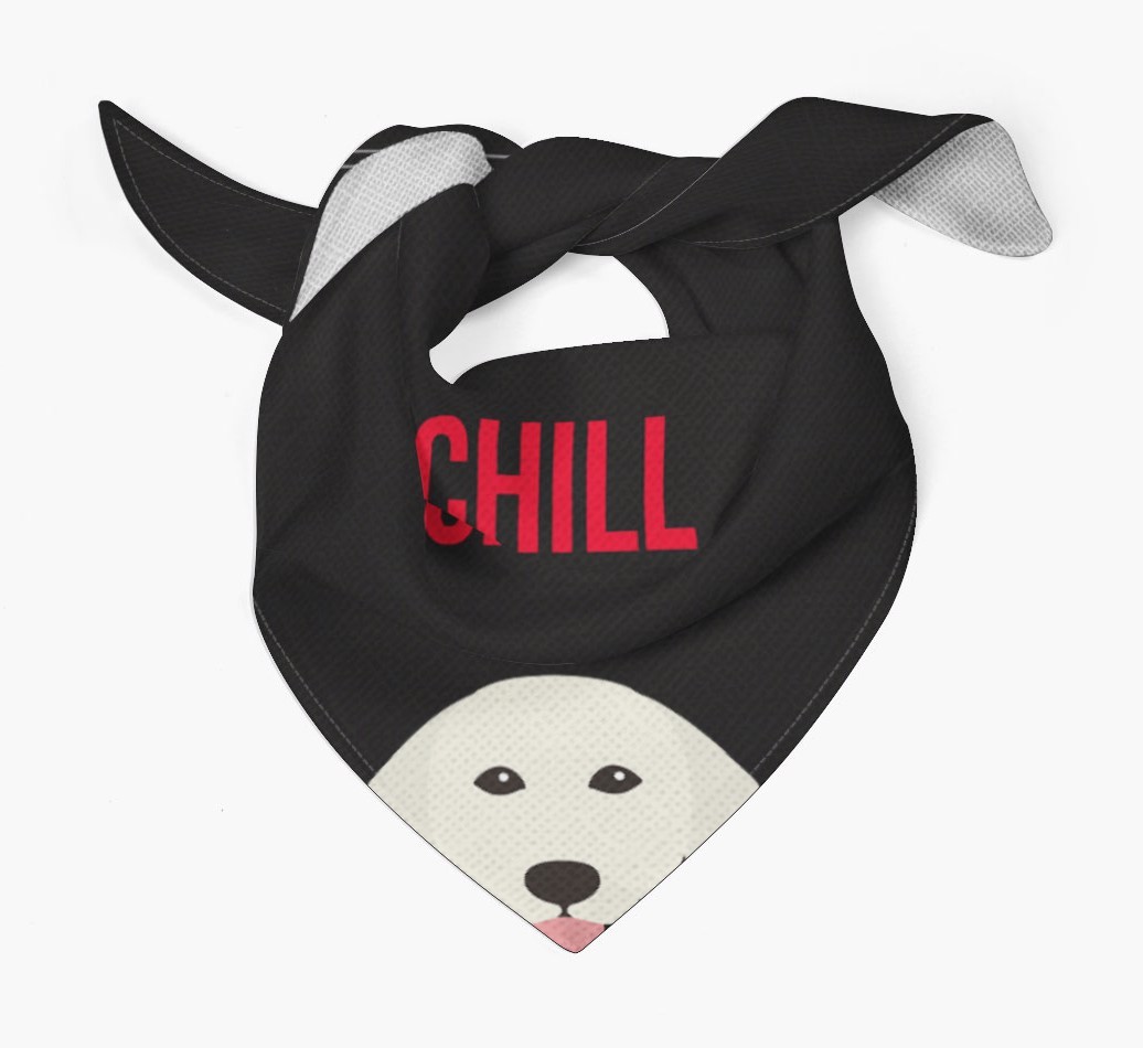 'Chill' - Personalized {breedFullName} Bandana