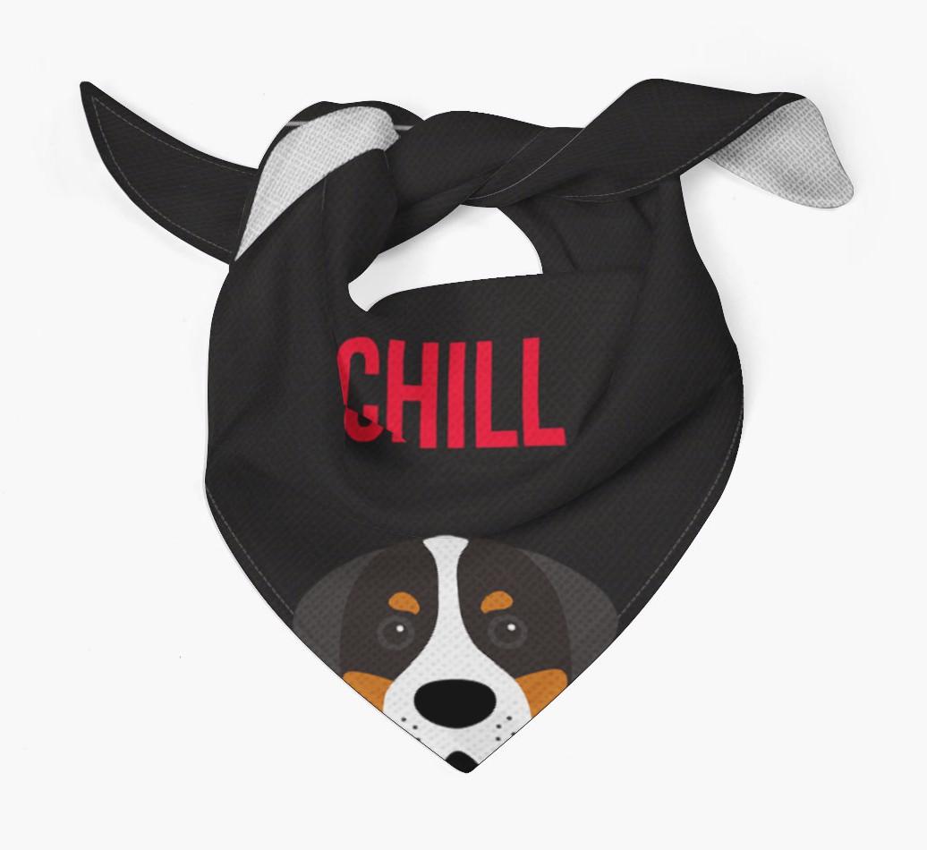 'Chill' - Personalized {breedFullName} Bandana