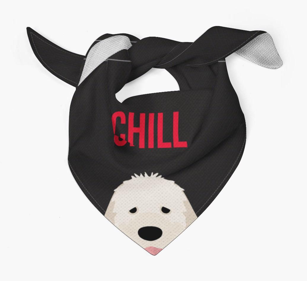 'Chill' - Personalized {breedFullName} Bandana
