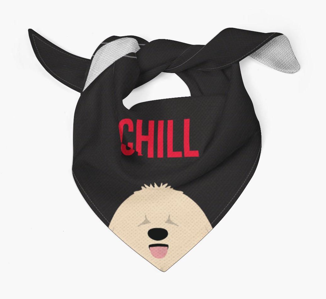 'Chill' - Personalized {breedFullName} Bandana