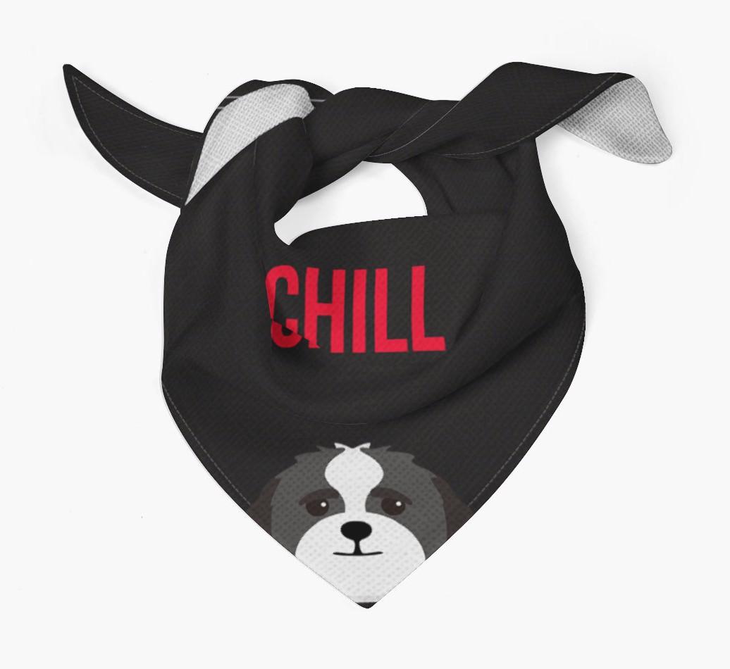 'Chill' - Personalized {breedFullName} Bandana