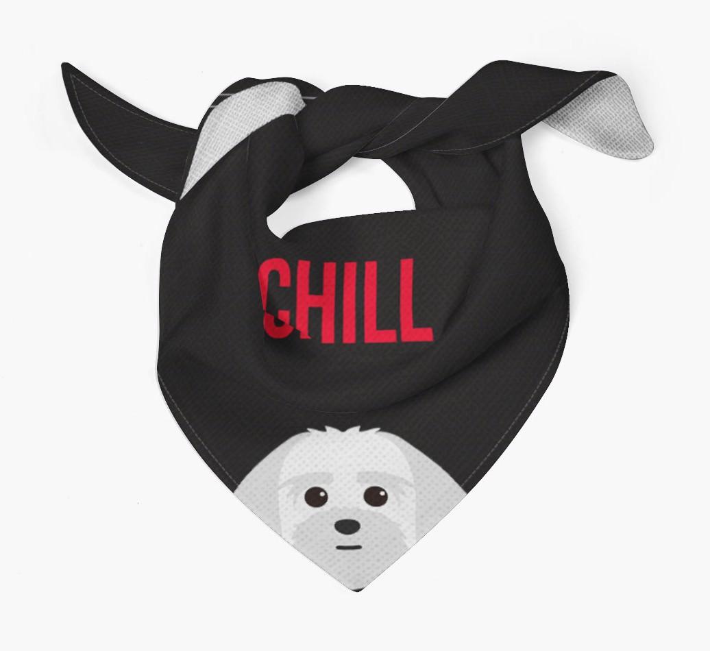 'Chill' - Personalized {breedFullName} Bandana