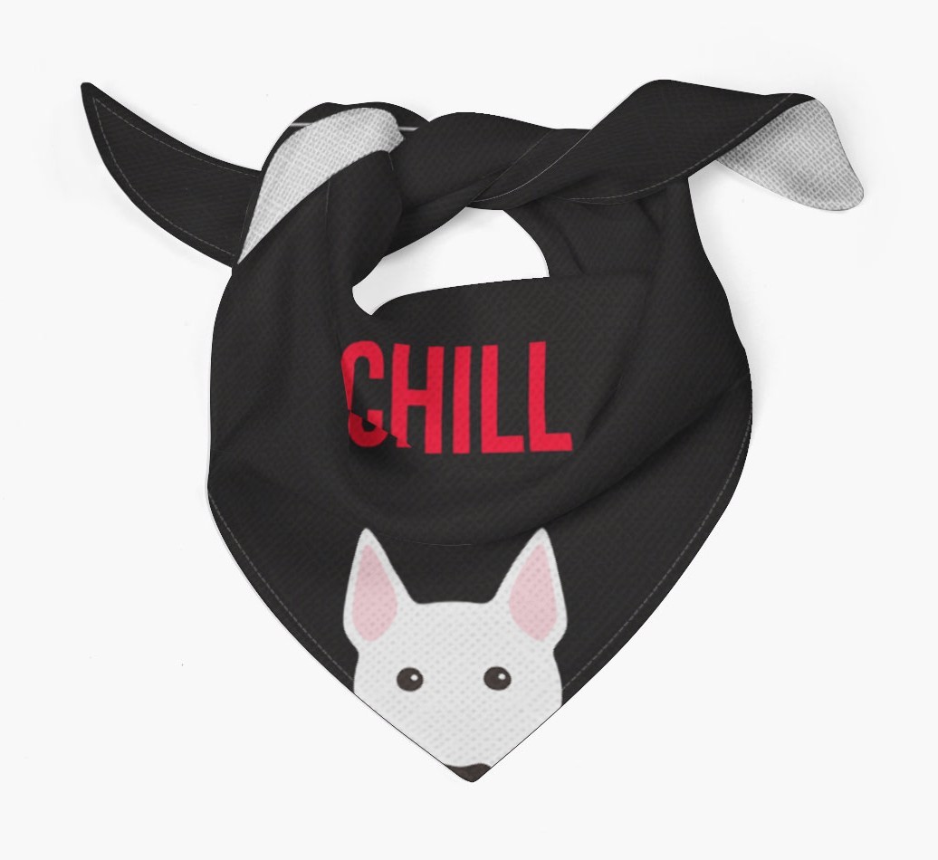 'Chill' - Personalized {breedFullName} Bandana