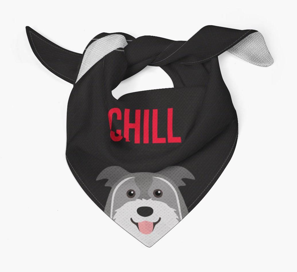 'Chill' - Personalized {breedFullName} Bandana