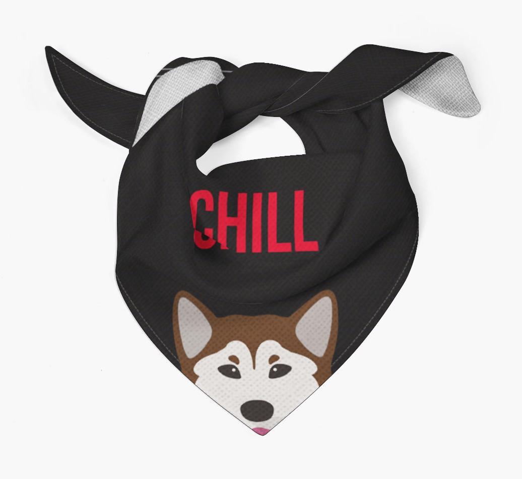'Chill' - Personalized {breedFullName} Bandana