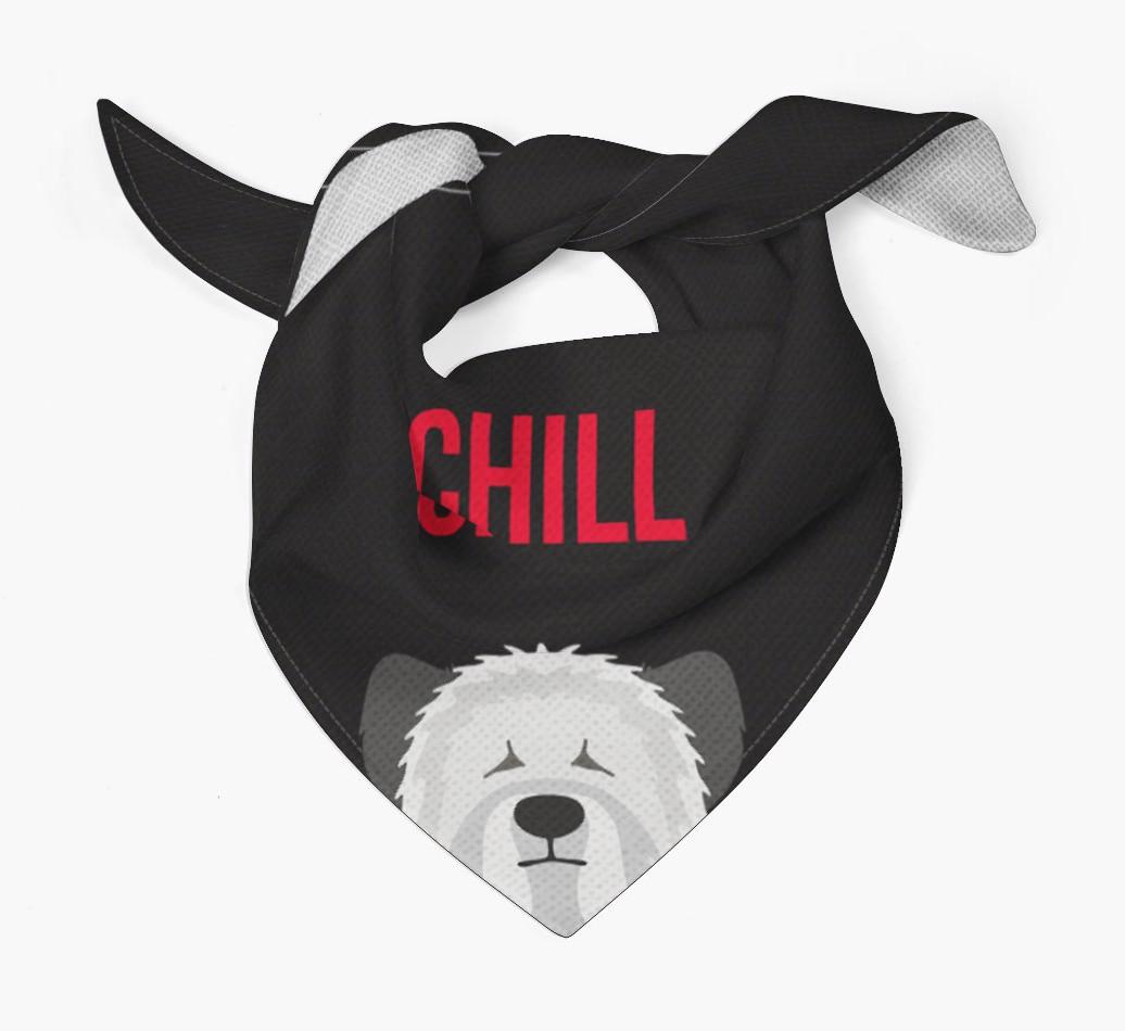 'Chill' - Personalized {breedFullName} Bandana