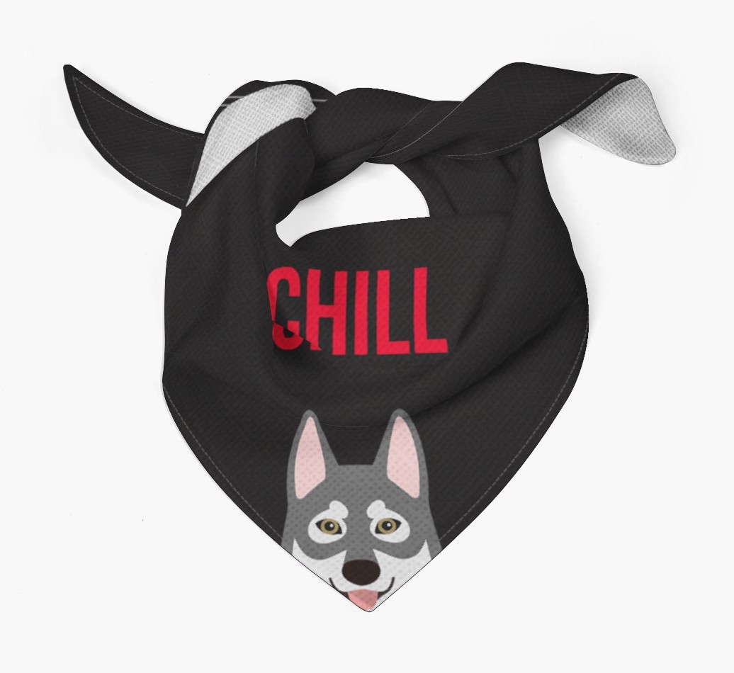 'Chill' - Personalized {breedFullName} Bandana