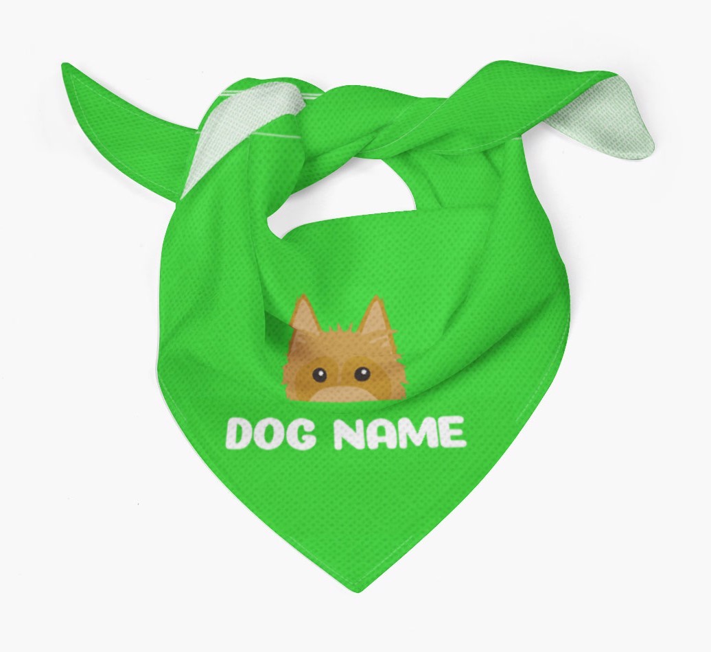 'Peeking Name' - Personalised {breedFullName} Bandana