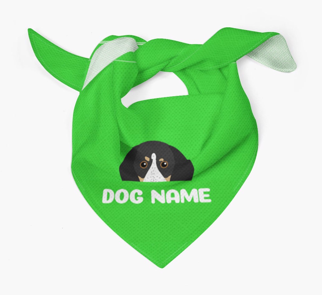 'Peeking Name' - Personalised {breedFullName} Bandana