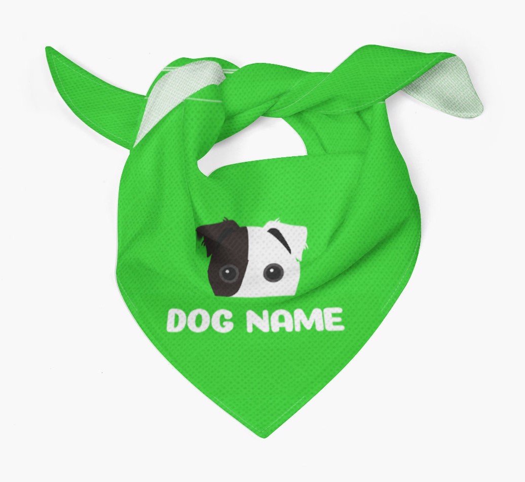 'Peeking Name' - Personalised {breedFullName} Bandana